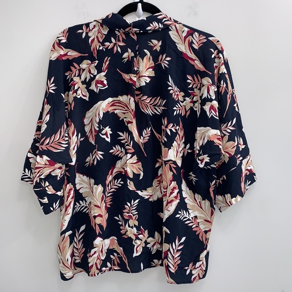 JOIE floral tropical print Summer casual blouse - Picture 9 of 9